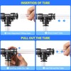 TAILONZ PNEUMATIC Black 1/4 Inch od Push to Connect Fittings