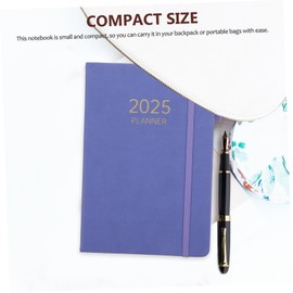 Operitacx 2025 Schedule Monthly Planner 2025 To Do Notebook 2025 Notebooks 2025 Writing Notepad 2025 Agenda Planner Daily Use Note Book Planner 2024-2025 Planner Book Work Memo Paper Purple