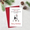 Ulbeelol Funny Dog Christmas Card, Hilarious Christmas Card from Dog,