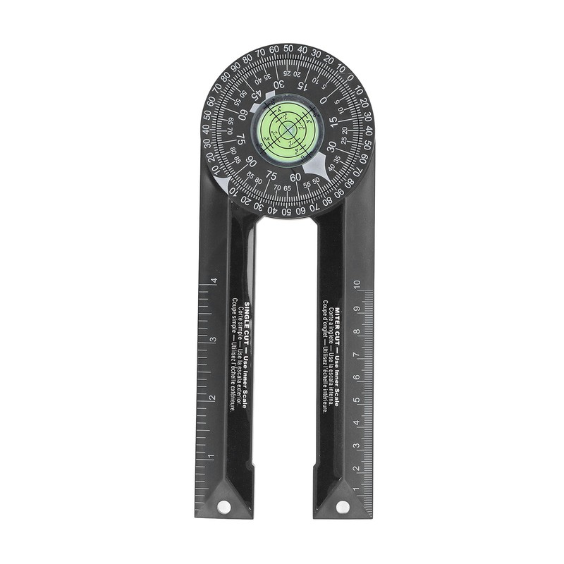 Miter Saw Protractor Angle Finder Gauge Laser Scale for Carpenters