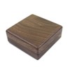 DSHOM Natural Walnut Wooden Pendant Necklace Gift Box Pendant Storage