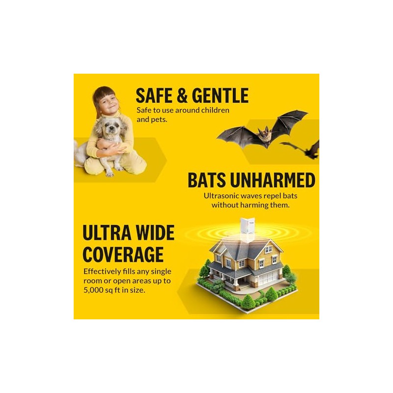 Ultrasonic Bat Exclusion System (ClearLine Edition Two-Pack)
