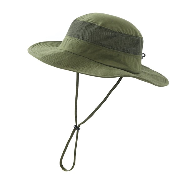 Home Prefer Men's Sun Hat UPF 50+ Wide Brim Bucket