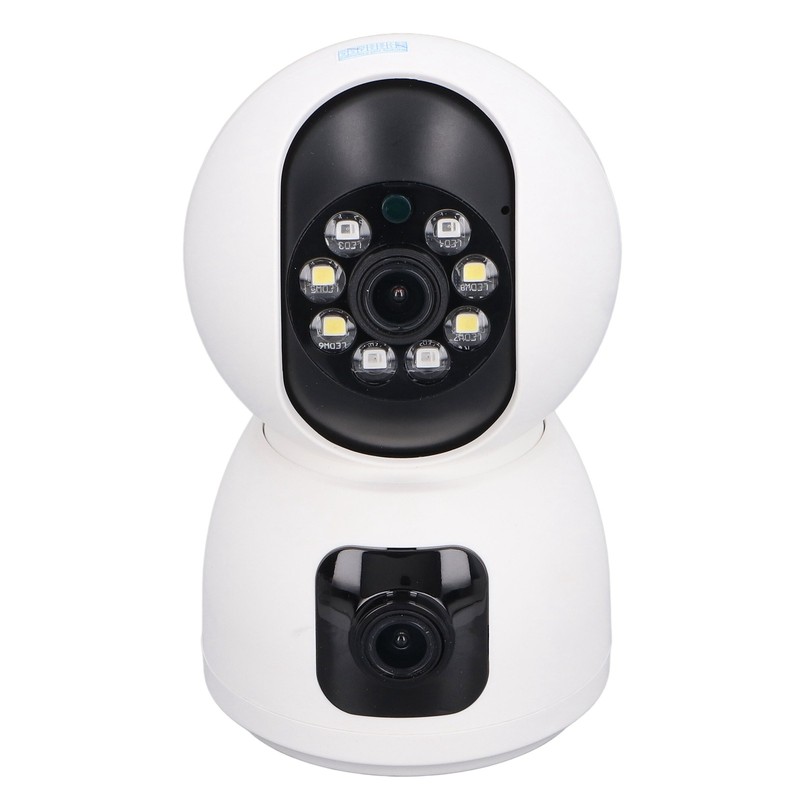 Dual Lens Security Camera Wireless 1080P 2 Way Talk Baby