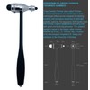 Cross Canada® 11-351 Tromner Neurological Reflex Hammer with Pointed end