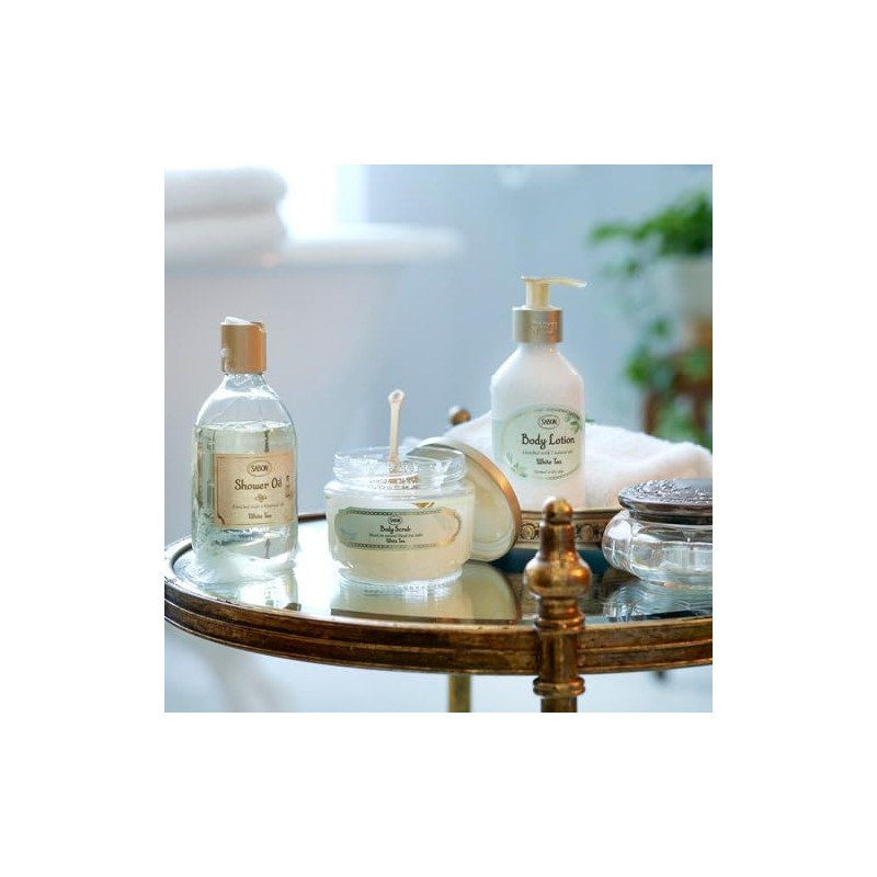 SABON Body Scrub, 11.3 oz (320 g), White Tea
