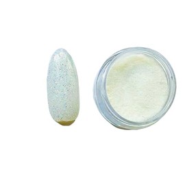 1x Acrylic Powder pot Glitter Collection Nail Extension Art Design Manicure pedicure (Rainbbow White)