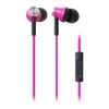 Audio-Technica Canal-type Earphone for Smartphones Pink ATH-CK330iS PK