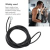 Pulley Cable Steel Fitness Cable Black Adjustable Strong Coated Pulley