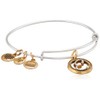 Alex and Ani Womens Initial E Charm Bangle