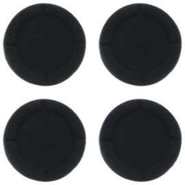 LBTODH 4PCS Thumb Grip Joystick Cover Black Analog Thumb Stick Cap Silicone Joystick Repair Parts for Game Console Joystick