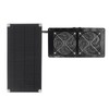 Solar Powered Exhaust Fan Professional 10W High Efficiency Double Fans