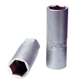 KS Tools 911.1205 1/2" Socket for spark plugs, 16mm