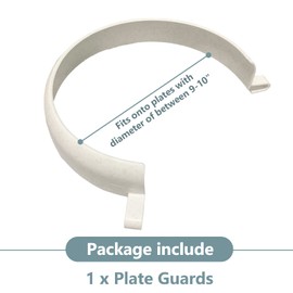 Plate Food Guard for Parkinson's Patients, Clip-On Spill Prevention Scoops Food Aid Assistant, Eating Easier for Disabled, Elderly, Disabled and Stroke