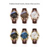 OLEVS Mens Watches-Chronograph Fashion Casual Analog Quartz Watch Waterproof, Dress