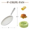 FORBAKE 9 Inch Crepe Pan with Spreader & Spatula, Nonstick