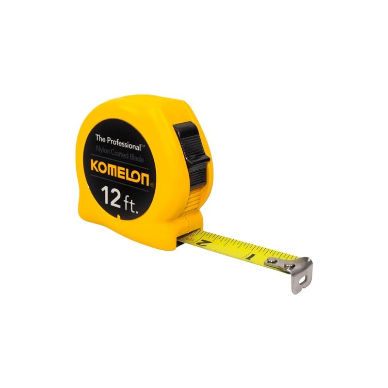Komelon 4912 The Professional Nylon Coated Steel Blade Tape Measure