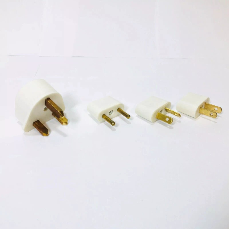 SEVEN STAR 4-PACK US EU UK AU International Travel Adapter