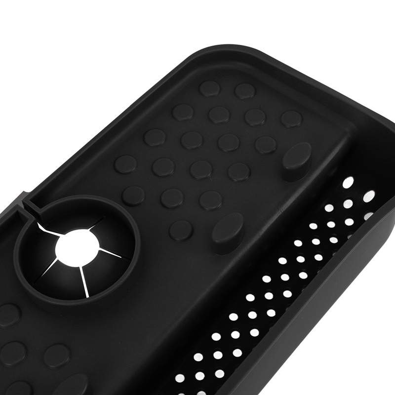 Sink Drain Basket Splash Proof Silicone Vegetable Food Strainer for