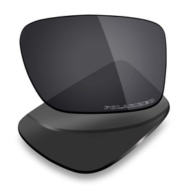 Mryok Replacement Lenses for Oakley Double Edge OO9380 66 mm Anti-Corrosion Sea Water Polarized Black One Size, Corrosion protection against sea water, polarised, black