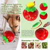 TLKNG Dog Chew Strawberry Toy - Puppy Stuffable Freezable Toy