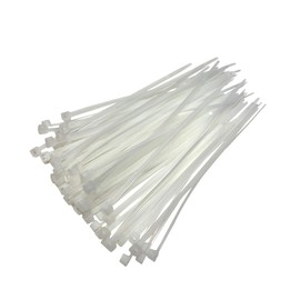 Cable Ties 200mm x 4.8mm High Quality Nylon Ties Cable Ties White