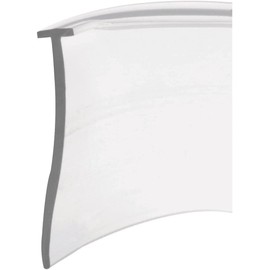 Framed Shower Door Drip Sweep Framed Shower Door Bottom Seal,Clear Vinyl,36" Long Cut to Fit,Transparent