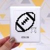 Azeeda '8-Bit Rugby Ball' Sliding Puzzle (PZ00038034)