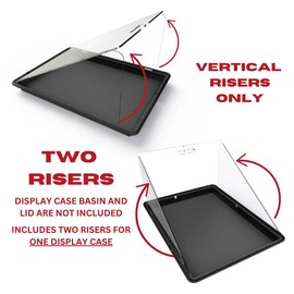 Zion Cases Display Case - Size: Vertical Risers Only