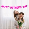 Happy Mother's Day Banner, Glitter Mother's Day Bunting Banner Happy