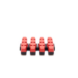 Magura Unisex - Adult Red Brake Shoe 2 Pairs / 4 Pack