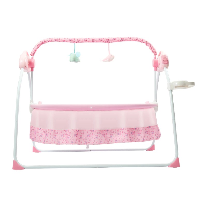 Electric Baby Music Crib Auto-Swing Cradle Infant Rocker Sleep Bed
