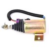 Fuel Shutdown Solenoid, 12V Steel Housing Fuel Shut Off Stop