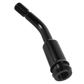 Syrisora 5in Car Shift Knob Extender Straight Gear Shifter Lever Extension for T4 1990-2003 Black