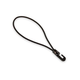 Dreamprint Expander Loops 20 cm Diameter 4 mm Black Rubber Loop Tensioner with Mini Plastic Hooks Pack of 25