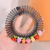 Black Stretchy Full Circles Comb Plastic Circular Hair Comb Stretchy