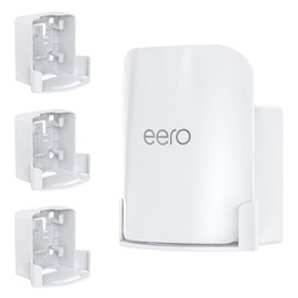 Wall Mount for eero Pro 7 Tri-band Mesh Wi-Fi 7 Router – Space-Saving Holder with Cable Management, Easy to Install Includes Screws, Compatible Only with eero Pro 7 for Wall & Outlet Mounting (3 Pack)