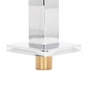 Tub Spout Brass G1/2 Connector Rectangle Wall Mounted Bathtub Faucet