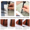 BUTUZE Leather Working Tools, Practical Leather Craft Kit with Waxed