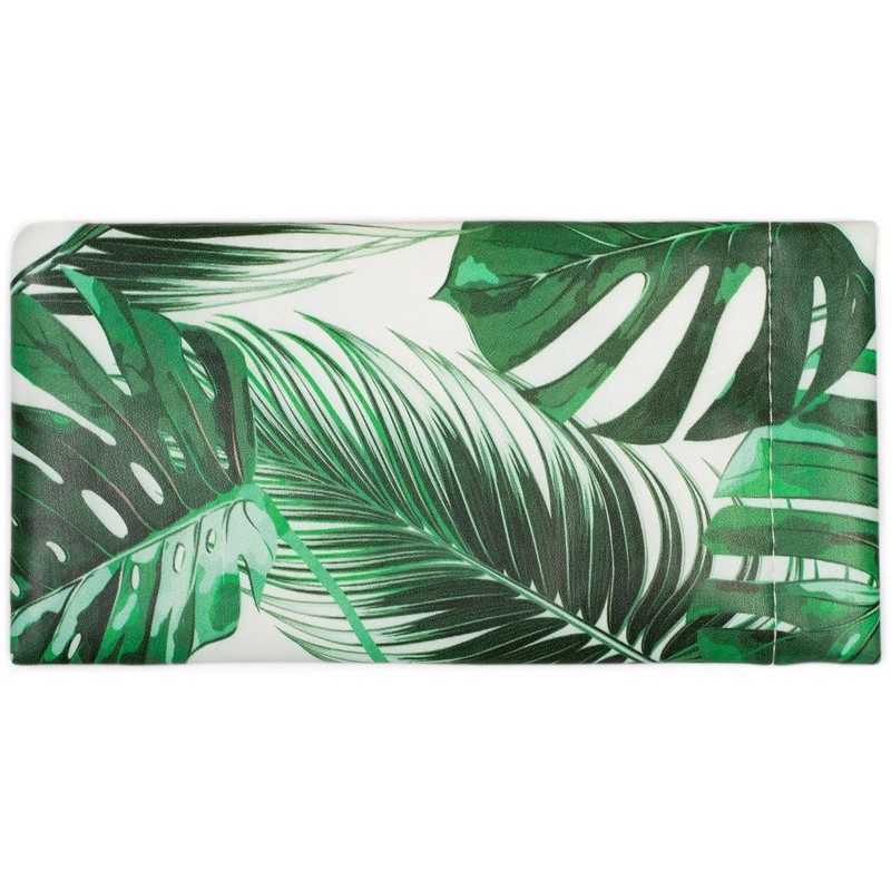 styleBREAKER Case for Sunglasses with Palm Tree Print and Cleaning