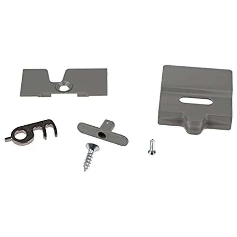 DOMETIC - FERMETURE DE PORTE COUDÉ GRISE POUR REFRIGERATEUR DOMETIC