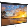 100" Projector Screen Manual Pull-down 16:10 Hd Projection Screen Office
