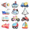 12pcs Vehicle Fridge Magnet, Soft Cartoon Creative Fridge Magnet Vehicle