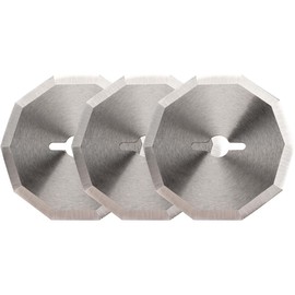 Eyech 3 PCS Replacement Rotary Blades – 1-1/2" 10-Sided Cutter Blades Compatible with Cordless Electric Scissors, WA2300 Replacement Blades