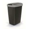 Keden Compacta Q Rubbish Bin with Swing and Hinged Lid,