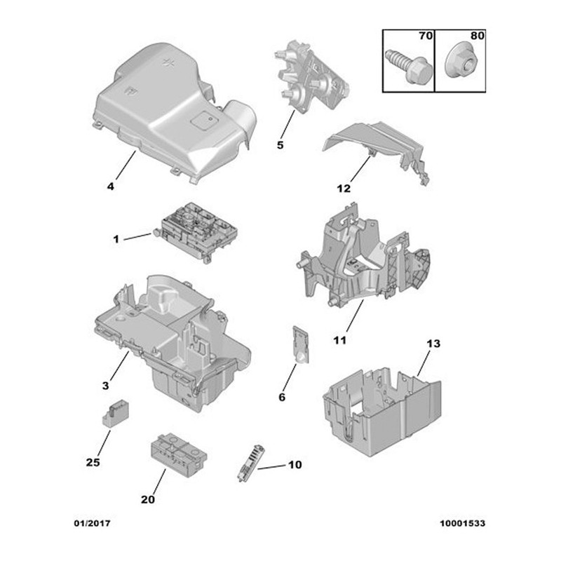 Engine Fuse Box Reliable Circuit Protection Enhanced Safety Replacement for
