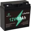 HWE Energy 12V 18Ah Lithium LiFePO4 Deep Cycle Battery, 5000+