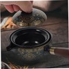 Ciieeo 1 Set Portable Ceramic Teapot Set with Side Handle