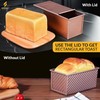 Goodhoy 1lb+2lb set Nonstick Pullman Loaf Pan With Lid For