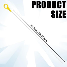 HHZL Engine Oil Dipstick Replacement, CJ5Z-6750-A Oil Level Dipstick Double Hole Indicator for Checking Fluid, Compatible with Ford Lincoln MKC MKZ 2.0L Car Fluid Measuring Tool